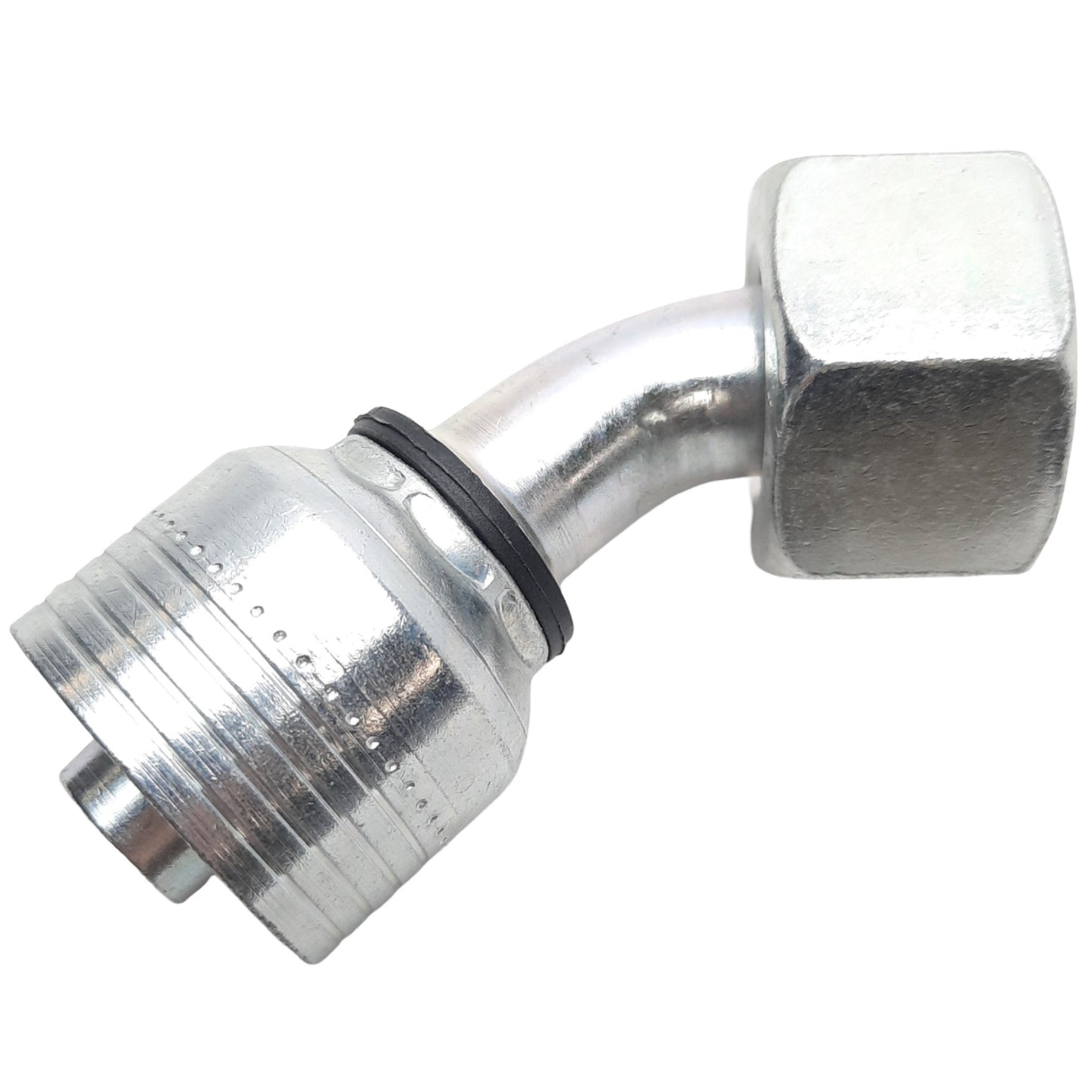 New – Open box Danfoss 4S16DSA10 Hose Fitting, 45° Elbow, 24° DKO Swivel HD, M30x2, -10 Hose