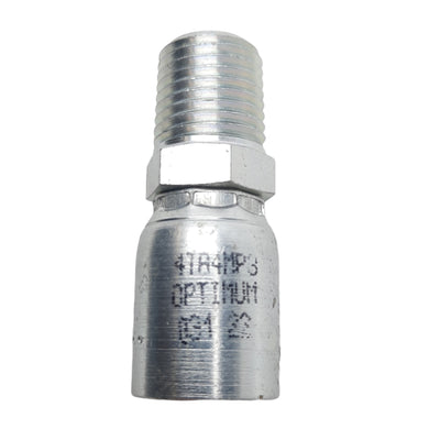 New – Open box Lot of 2 Danfoss 4TA4MP3 Straight Crimp Hose Fitting, 1/4in NPTF, -3 Hose