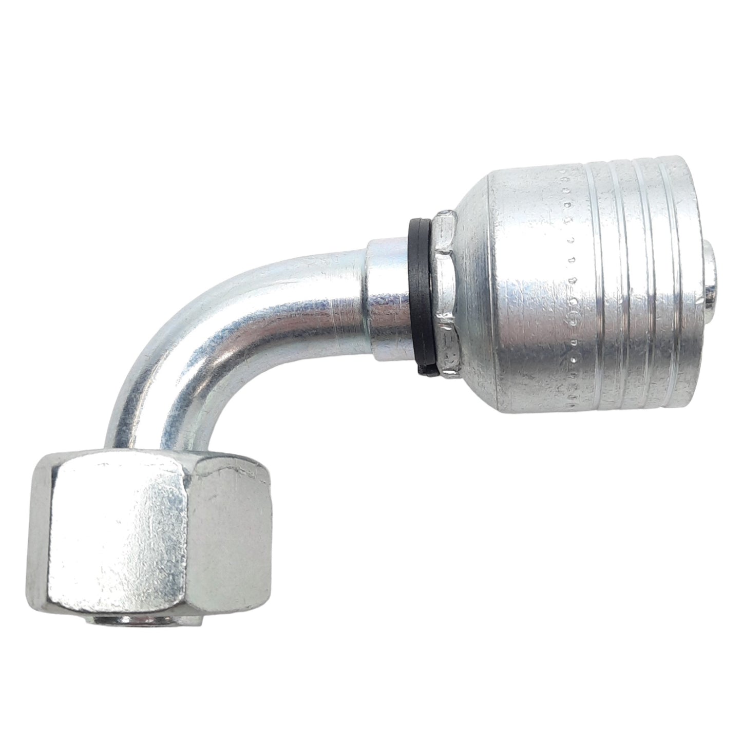 New – Open box Danfoss 4S12DSB8 Hose Fitting, 90° Elbow, 24° DKO Swivel HD, M24x1.5, -8 Hose