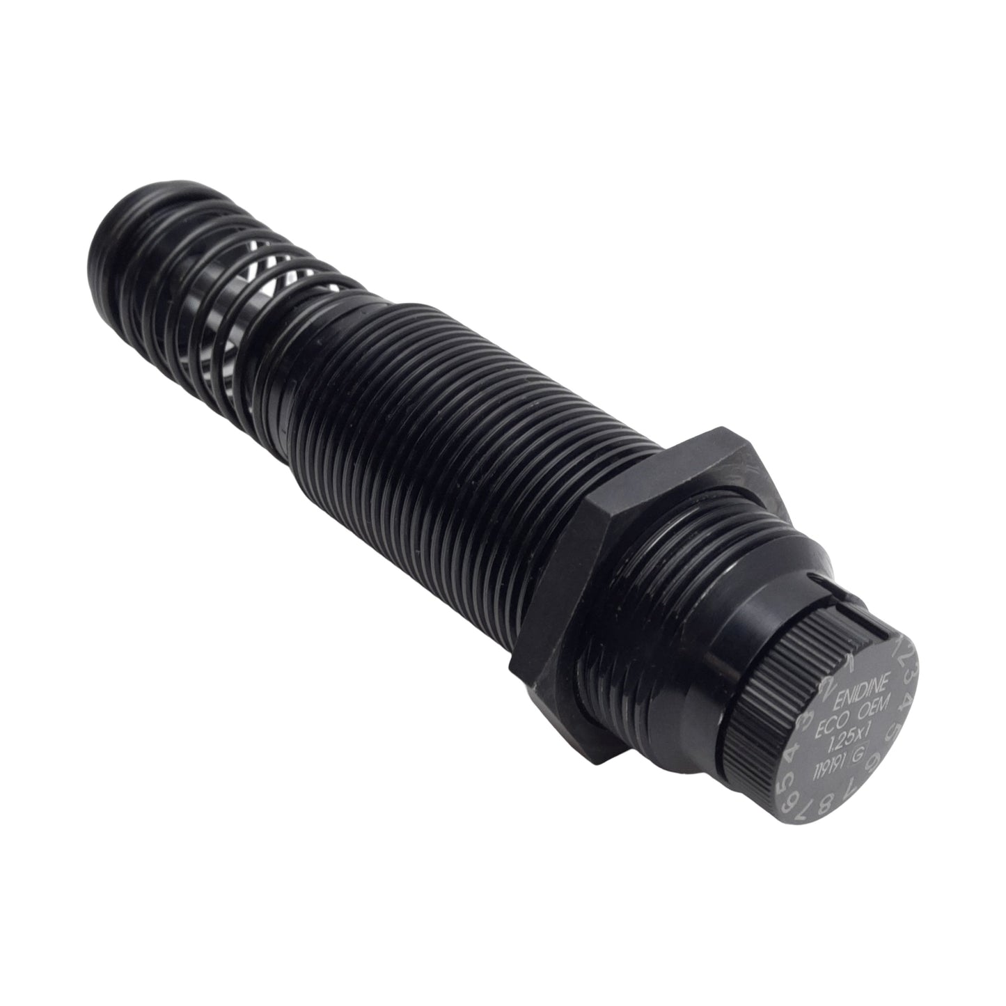 New Enidine ECO OEM 1.25X1 Shock Absorber 1in Stroke, 1⅜-12 UNF, 12.5-20lbs, 130in/s