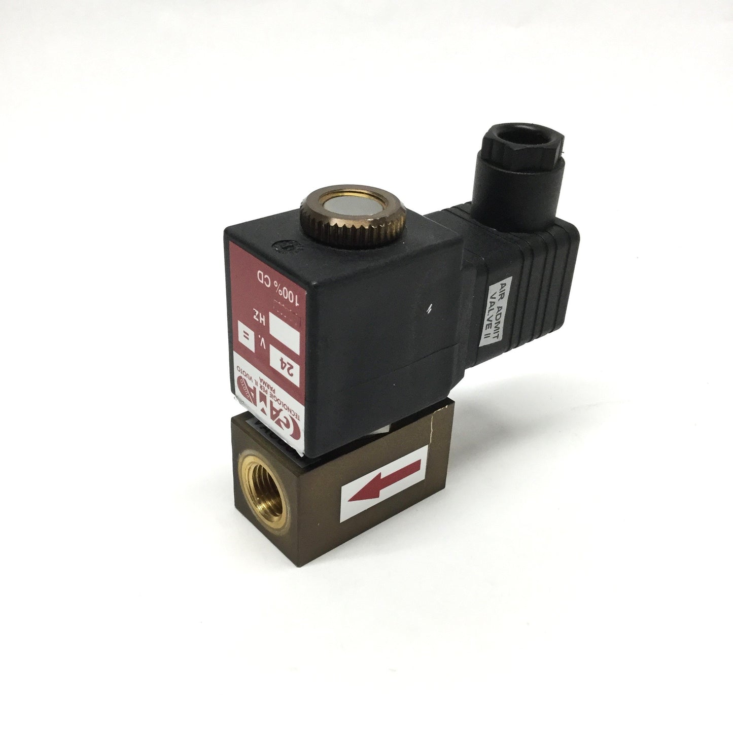 Used Gama Vuoto ELP/2 1/4 Electro-Pilot Pneumatic Solenoid Valve, 2-Way NC, 24VDC