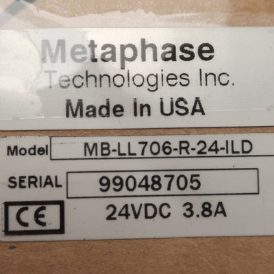 New Metaphase MB-LL706-R-24-ILD MetaBright Line Light w/ Dimmer Red 630nm 30in 24VDC