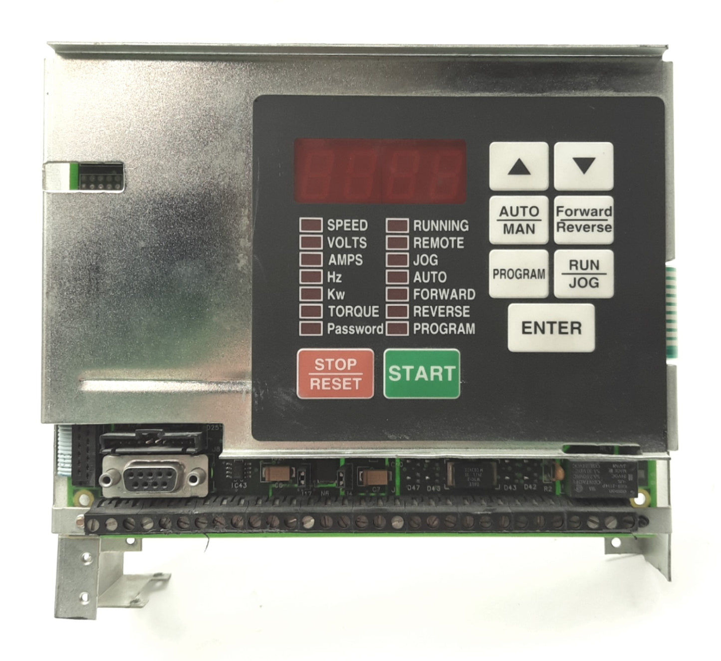 Used Reliance Electric S0-56921-606 Control Panel/LCD & I/O Board, from GV3000