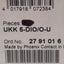 New Lot of 6 Phoenix Contact 2791016 Diode Terminal Block, 4-Position, 0.5A, 6.2mm