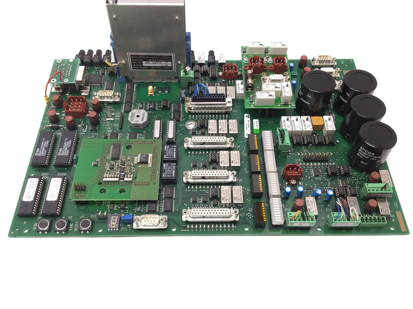 Used Zeiss 348224-9113 VAC Vacuum Control Board PCB from GEMINI Supra 35VP SEM