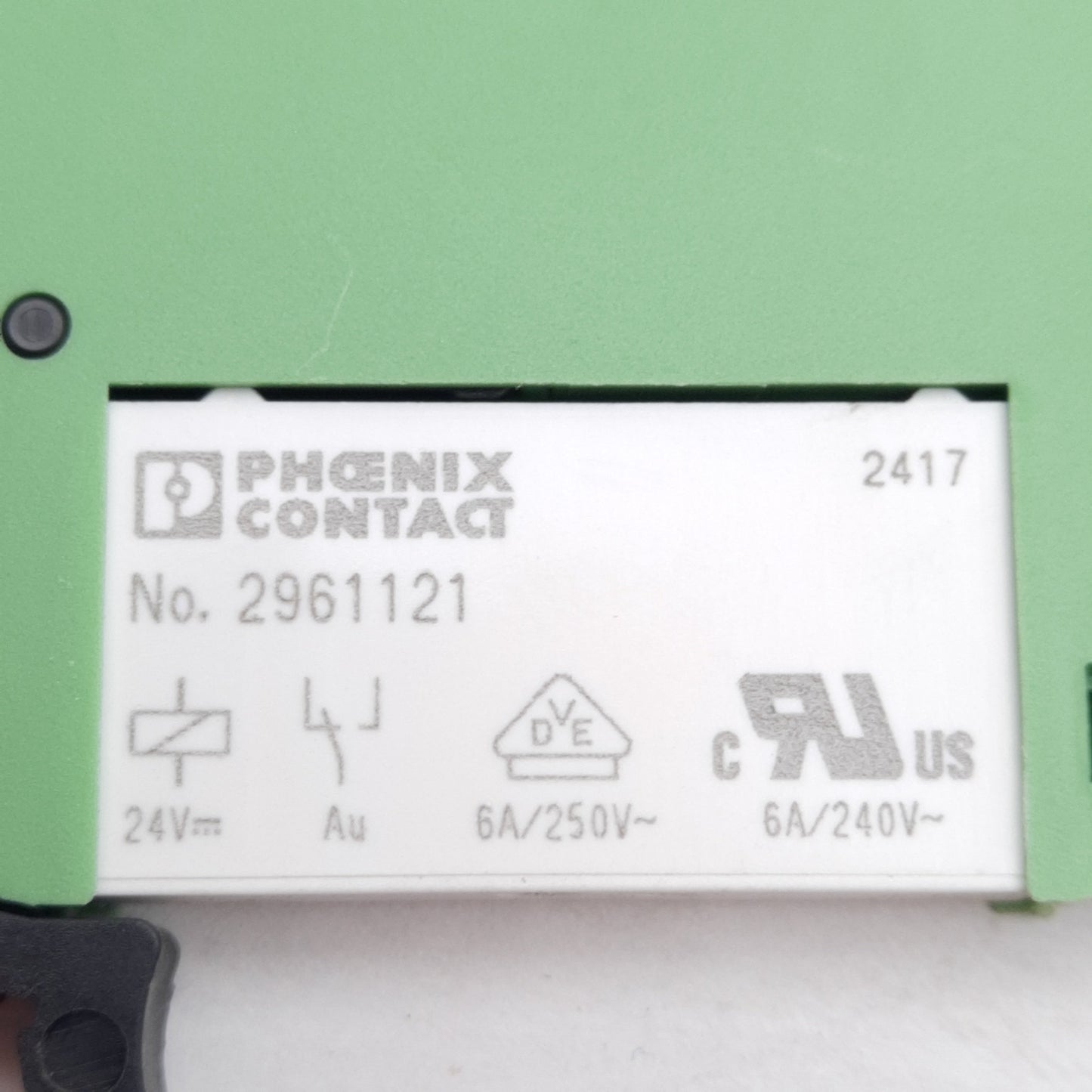 New Lot of 2 Phoenix Contact 2966540 PLC Relay Module, 24VDC Coil, 6A 250VAC Relay