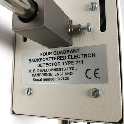 For parts or not working K.E. Developments Type 211 SEM 4-Quadrant Backscatter Detector from Supra 35VP