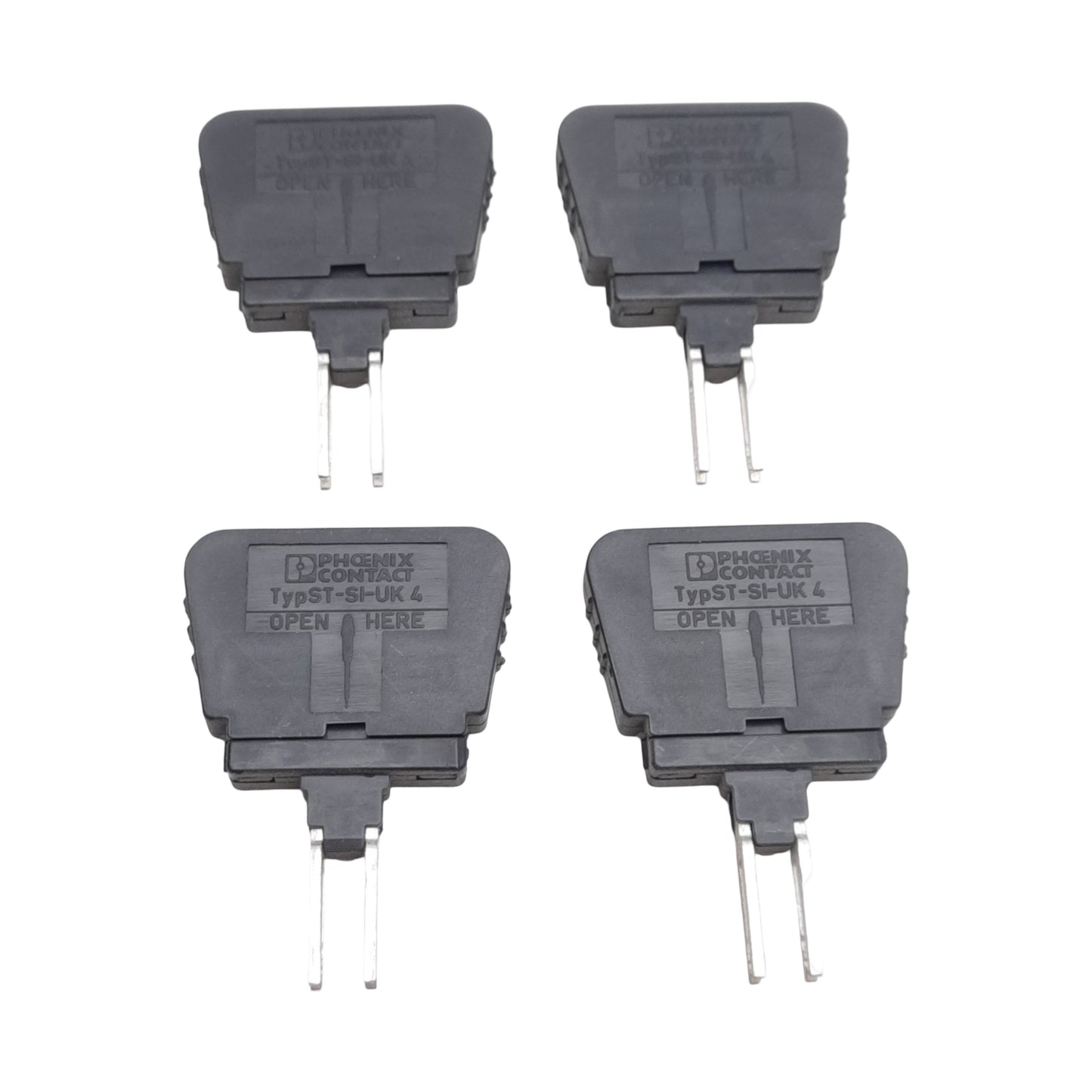 New Lot of 4 Phoenix Contact 0921037 Fuse Plug 6.3A 24V G/5x20 Fuse 33.1x45.7x6.1mm