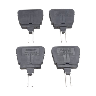 New Lot of 4 Phoenix Contact 0921037 Fuse Plug 6.3A 24V G/5x20 Fuse 33.1x45.7x6.1mm