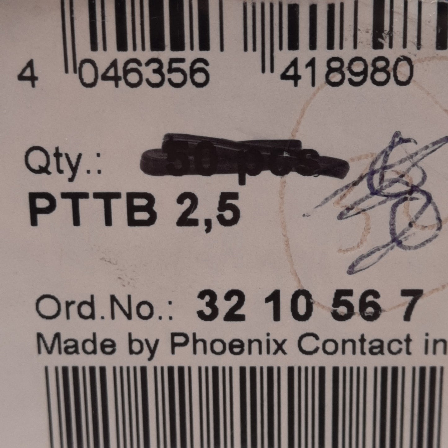 New – Open box Lot of 50 Phoenix Contact 3210567 Terminal Block, 4-Position, 20A 300V, 5.2mm