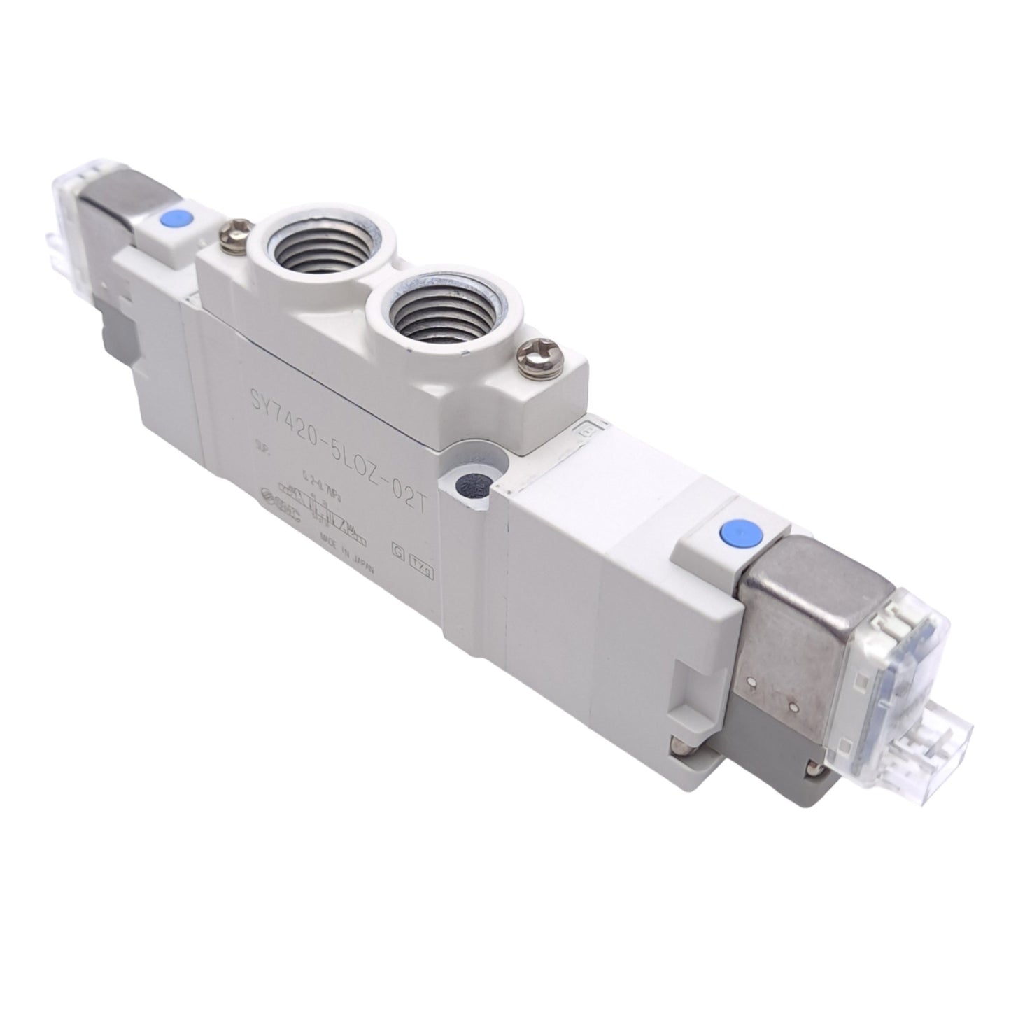 New SMC SY7420-5LOZ-02T Solenoid Valve, 0.2-0.7MPa, 1/4 NPTF, 32ms Response, 24VDC