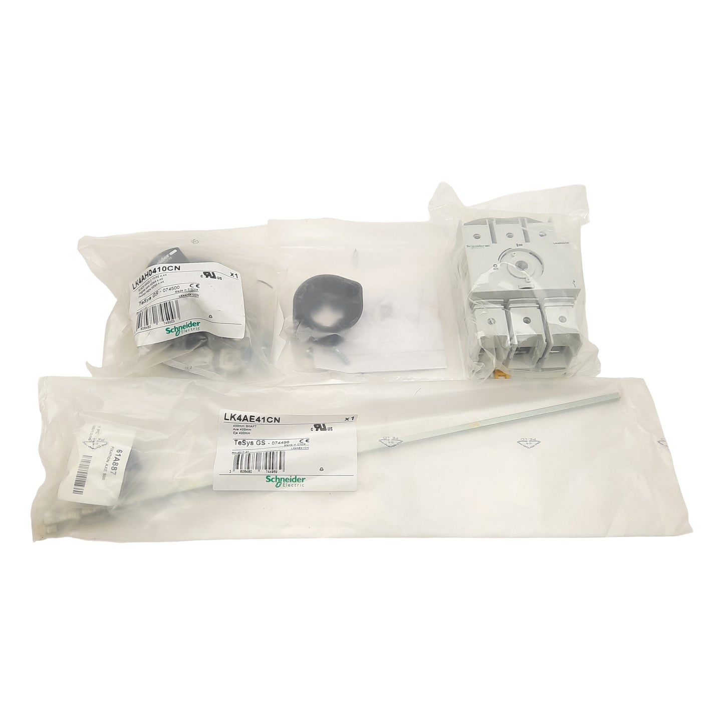 New Schneider Electric LK4DUKB4 Non-Fusible Disconnect Switch Kit 3-Pole 30A 600VAC