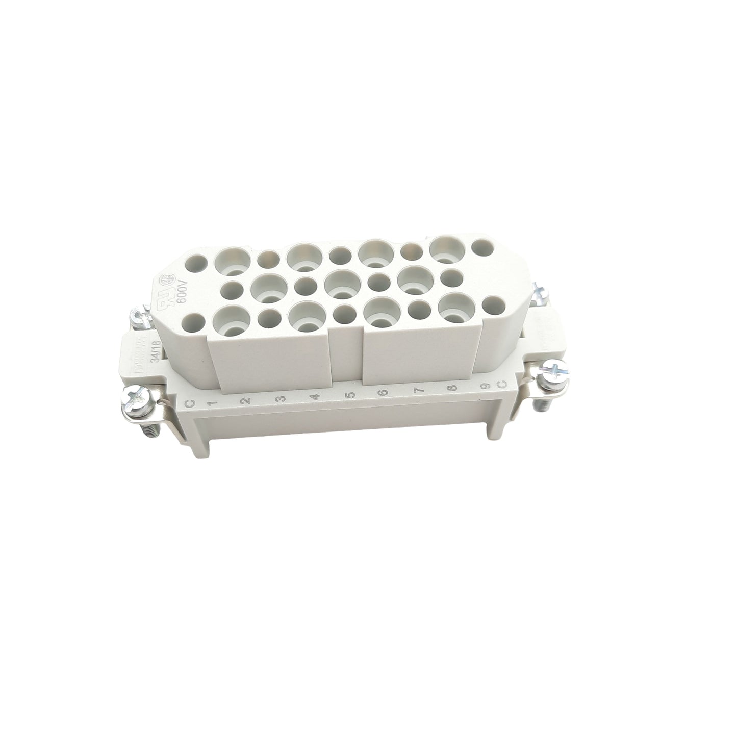 New Lot of 2 Phoenix Contact HC-D 25-I-CT-F Male Contact Insert 25 Pos+PE, 250V, 10A