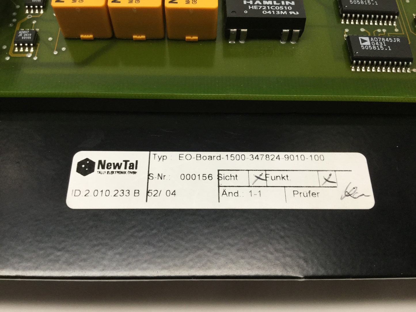 Used Zeiss 347924-9010-1002 EO Board 1500 Control PCB from GEMINI Supra 35VP SEM