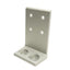 New Lot of 3 80/20 2417 Economy Floor Mount Base Plate, 15 Series, 5in x 3in x 2in