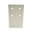 New Lot of 3 80/20 2417 Economy Floor Mount Base Plate, 15 Series, 5in x 3in x 2in