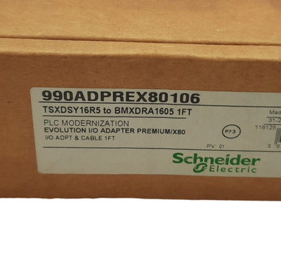 New Schneider Electric 990ADPREX80106 Modicon X80 I/O Platform Adapter, 1ft Length