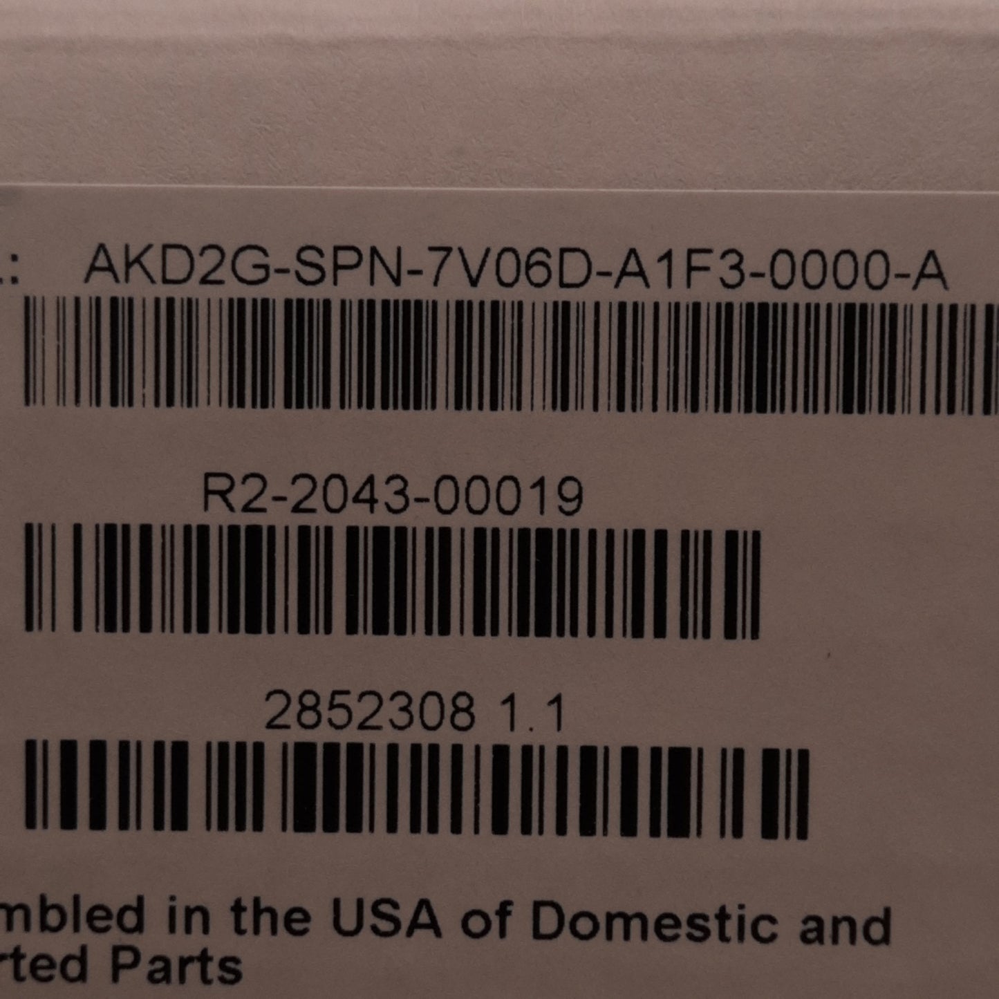 New Kollmorgen AKD2G-SPN-7V06D-A1F3-0000-A Servo Drive, 3Ø 480VAC 6A, 0-599Hz, 8kVA