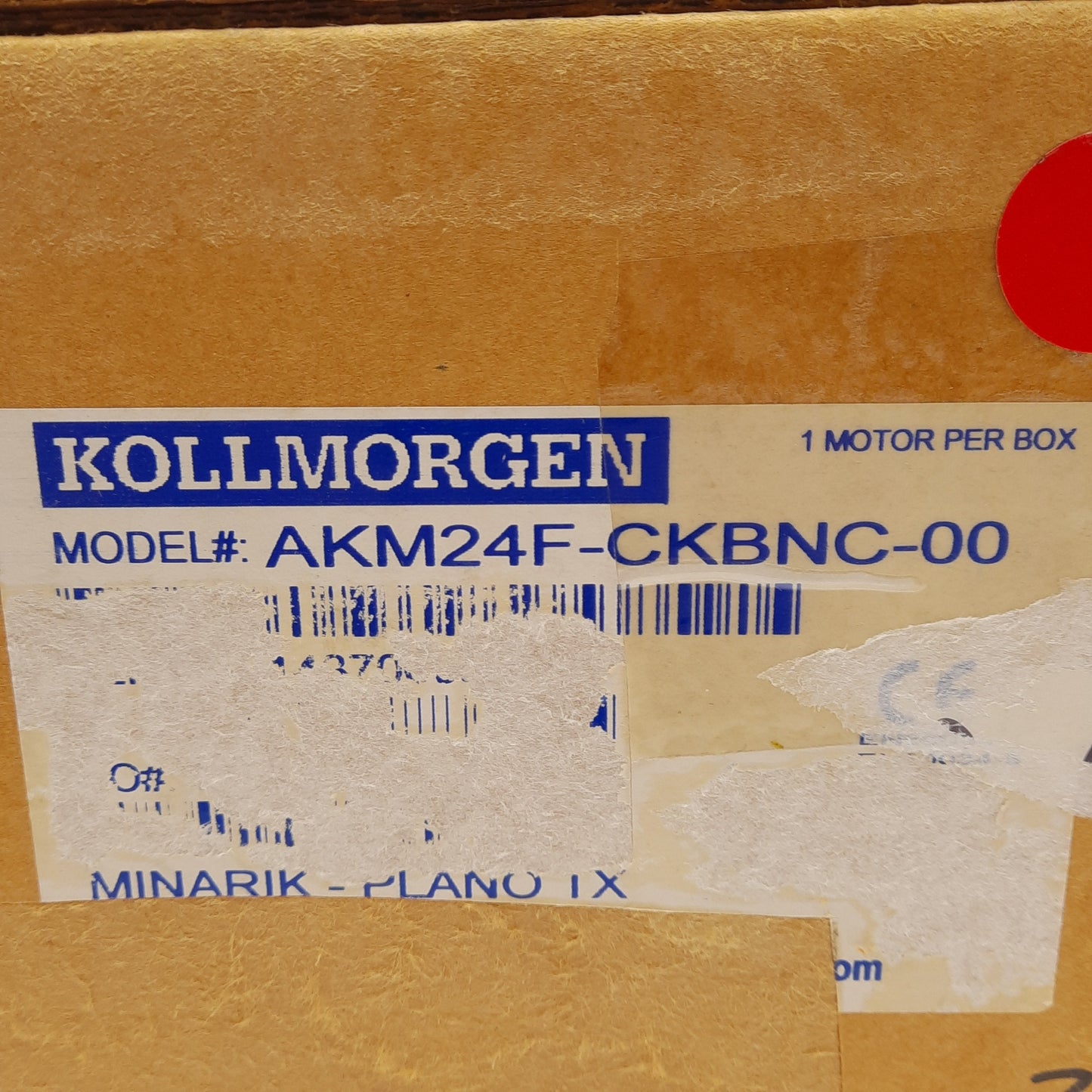 New Kollmorgen AKM24F-CKBNC-00 Servo Motor, 3-Phase 240VAC 3.89A, 0.94kW, 58mm Frame
