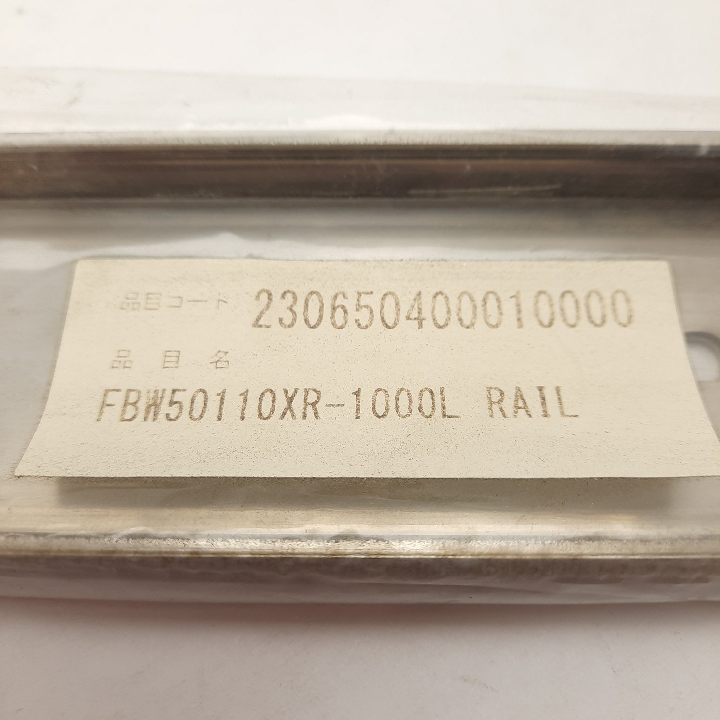 New THK FBW50110XR-1000L Slide Pack Rail, 1000mm Long, 1960N Load, 100mm Pitch