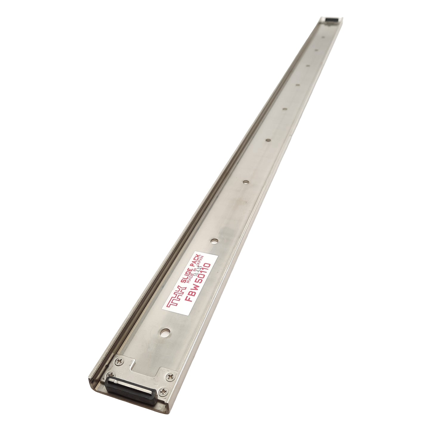 New THK FBW50110XR-1000L Slide Pack Rail, 1000mm Long, 1960N Load, 100mm Pitch