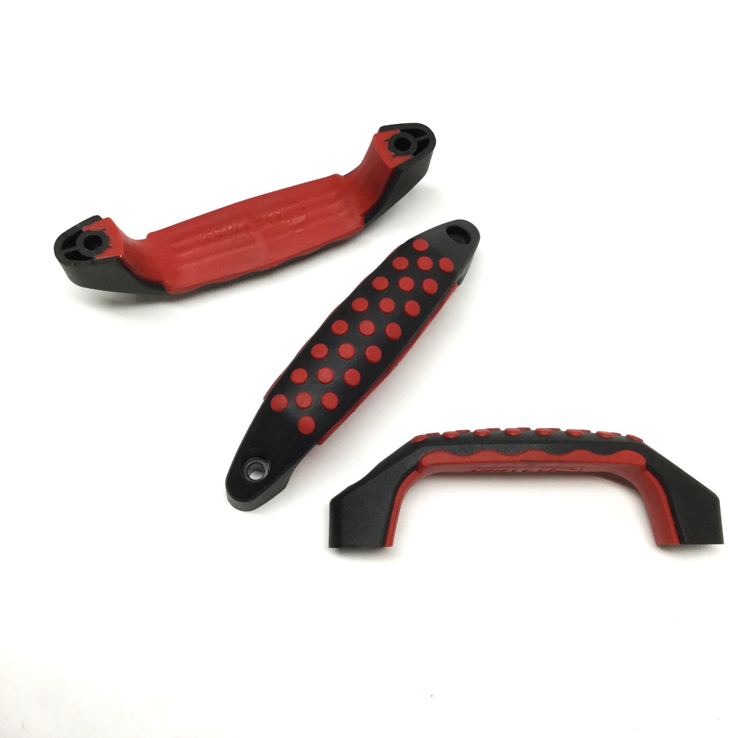 Used Lot of 3 Davies 4570BR Soft Touch Plastic Pull Handles, 5-3/4" Long, 4.72" Mount