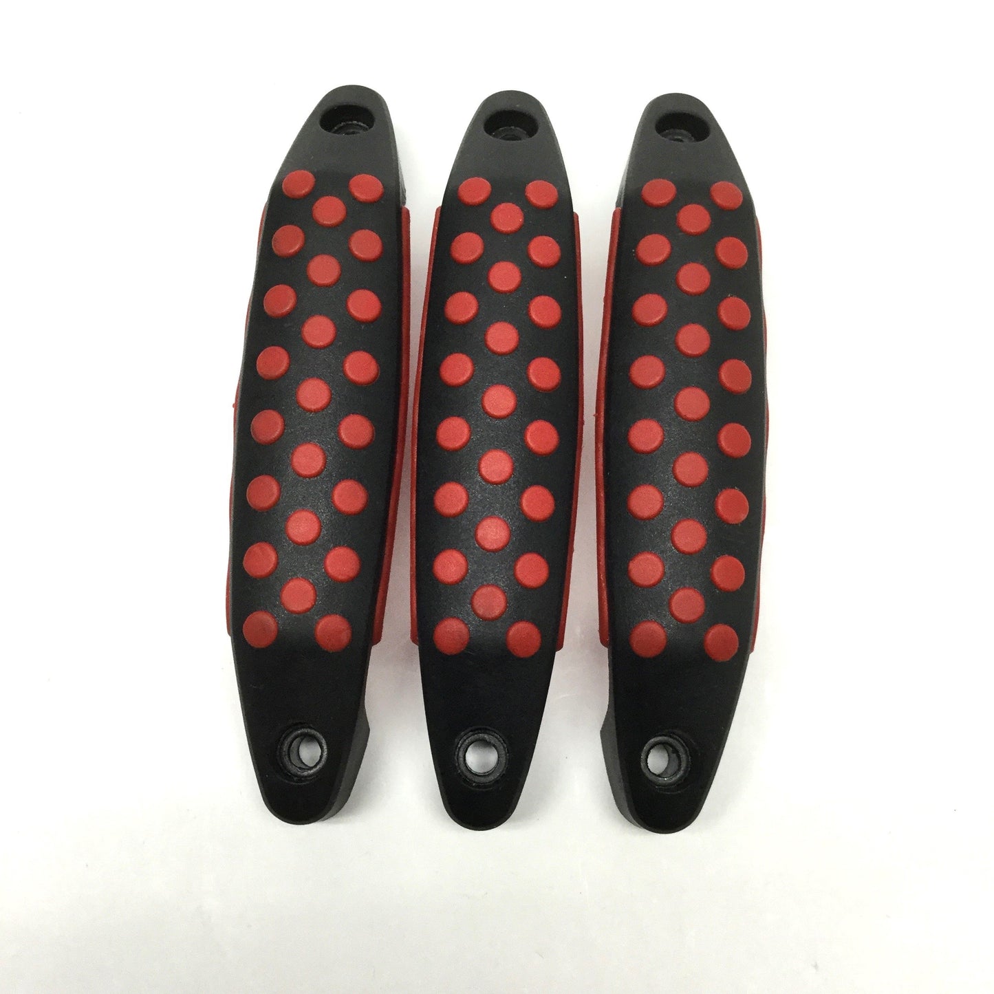Used Lot of 3 Davies 4570BR Soft Touch Plastic Pull Handles, 5-3/4" Long, 4.72" Mount