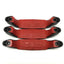 Used Lot of 3 Davies 4570BR Soft Touch Plastic Pull Handles, 5-3/4" Long, 4.72" Mount