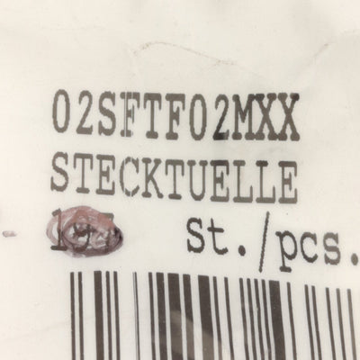 New – Open box Lot of 10 Parker 02SFTF02MXX Rectus Straight Plug Hose Barbs, 2mm (5/64in)