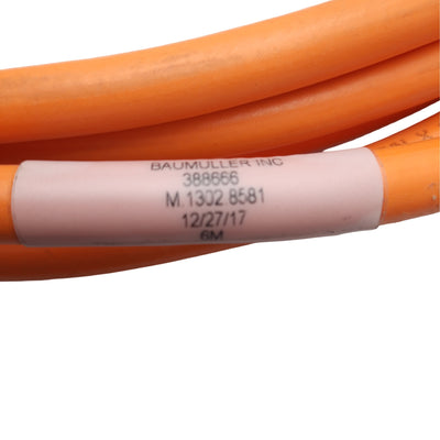 New Kollmorgen M.1302.8581 Motor Power Cable, For AKM/DDR Series, 6m Length