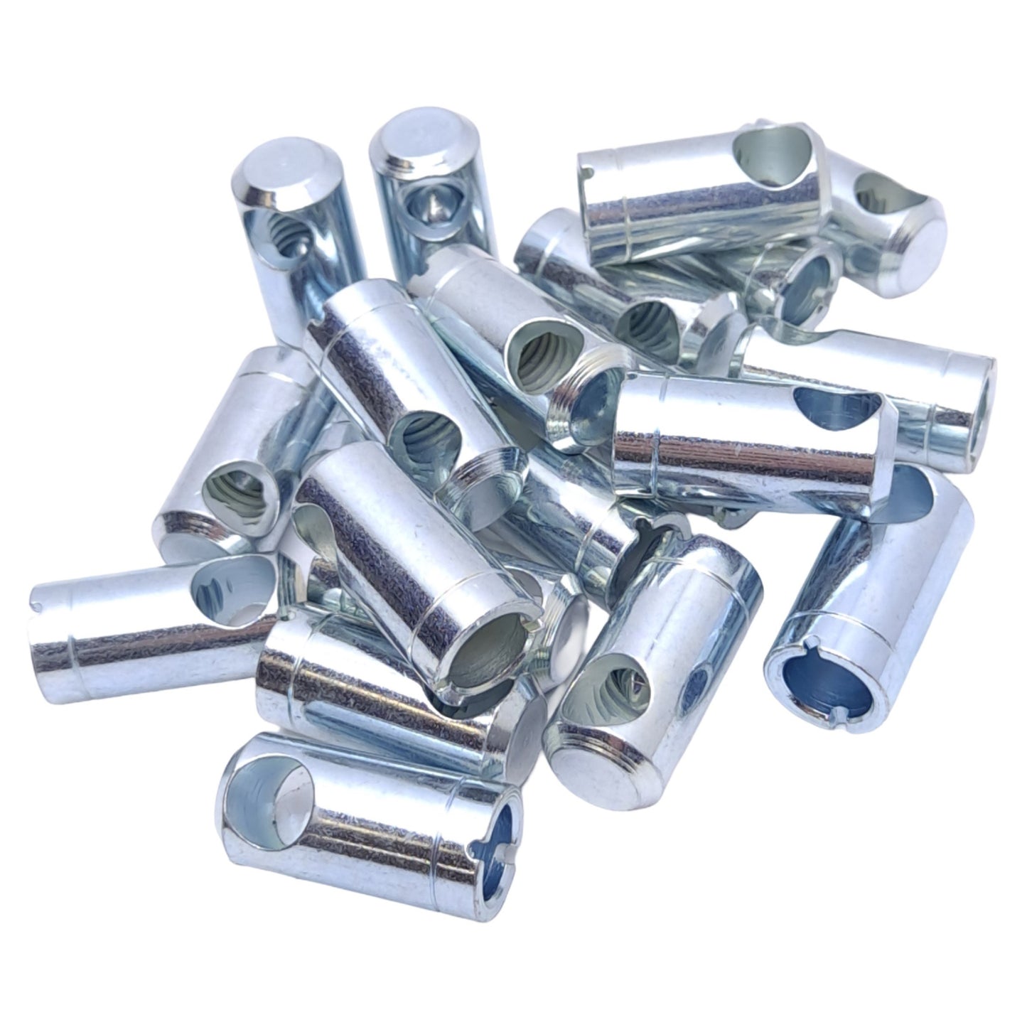 New – Open box Lot of 20 Maytec 1.21.B45 Connector Cross Bushings Slot 45, ø15mm, 29.5mm Length