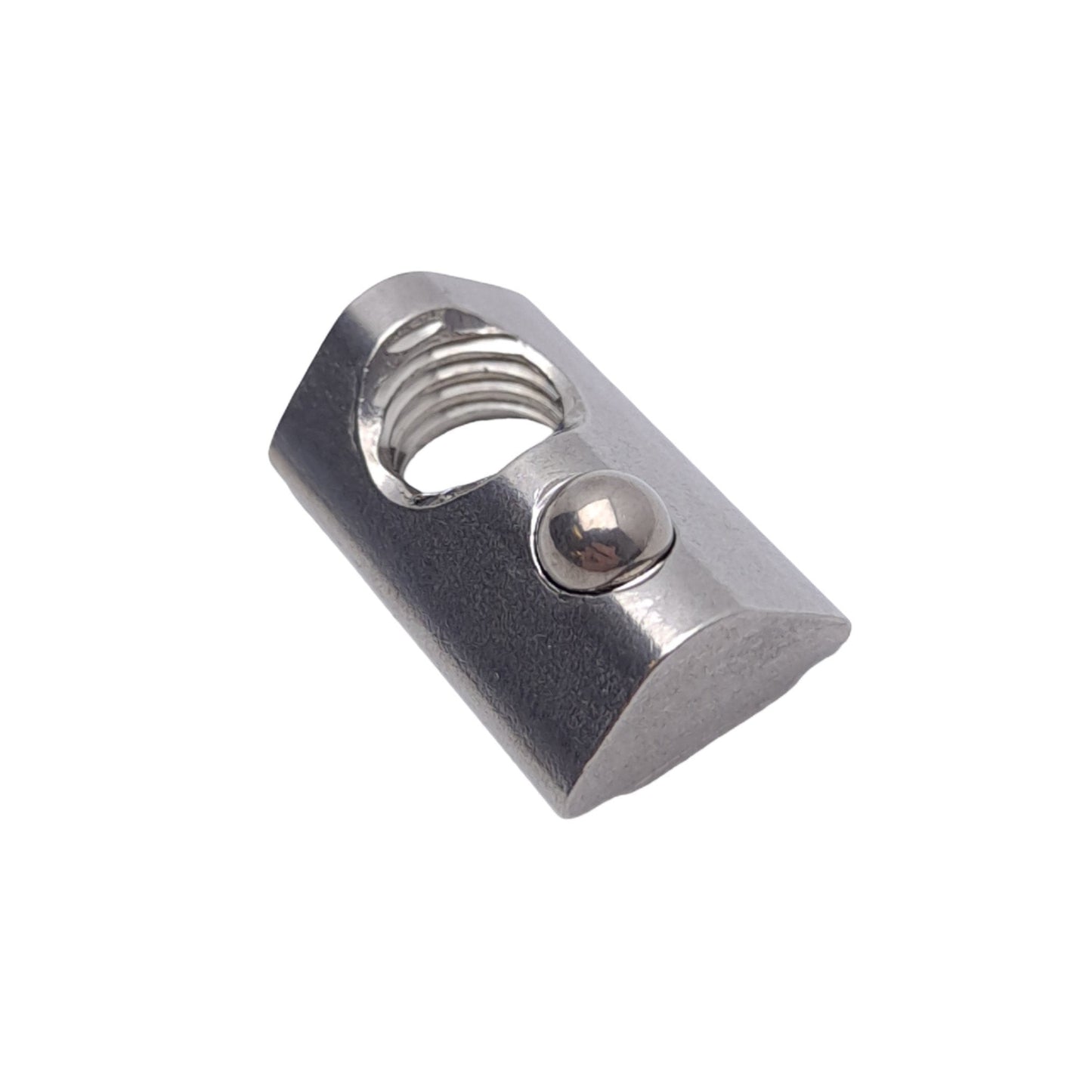 New – Open box Lot of 10 80/20 13035 Self-Aligning Roll-In T-Nut w/ Ball, 15/40 Series, M8x1.25