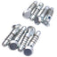 New – Open box Lot of 8 Maytec 1.21.A1EK1 Oblique Hinge Anchor Base w/ Spring, ø10mm, °120