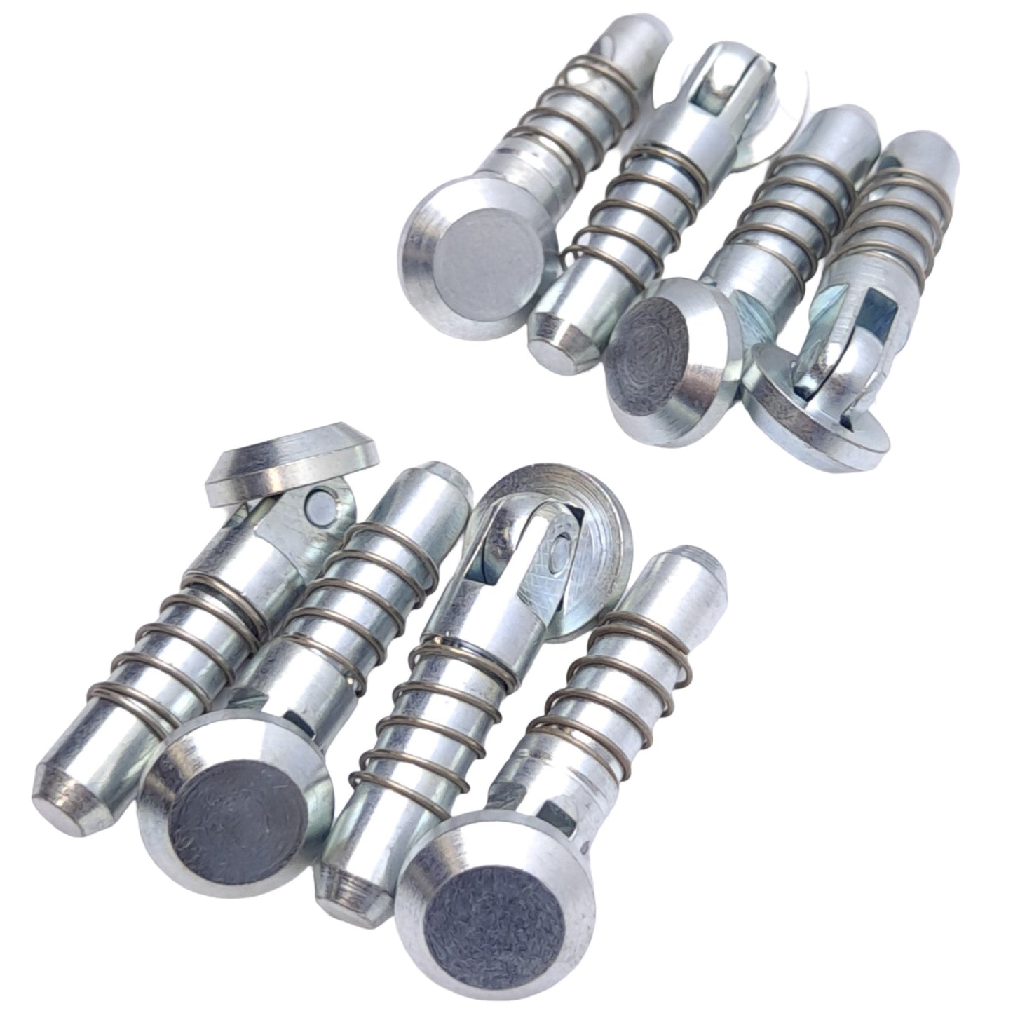 New – Open box Lot of 8 Maytec 1.21.A1EK1 Oblique Hinge Anchor Base w/ Spring, ø10mm, °120