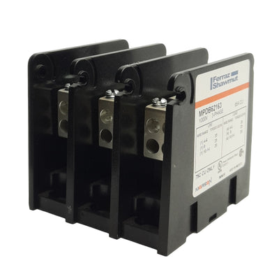 New Mersen MPDB62163 Ferraz Shawmut Power Distribution Block, 3-Pole 1x4, 1000V 85A