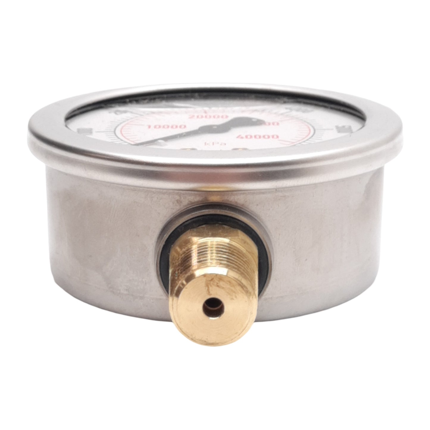 New NOSHOK 25-901-6000-PSI/KPA Pressure Gauge, ø2-1/2in, 0-6000PSI, 1/4in NPT