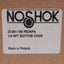 New NOSHOK 25-901-160-PSI/KPA Pressure Gauge, ø2-1/2in, 0-160PSI, 1/4in NPT