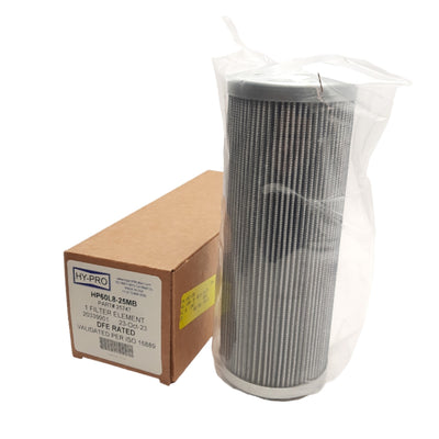 New Hy-Pro HP60L8-25MB Filter Element 1.67in ID, ø3.1in x 8.2in Length, 225°F Max