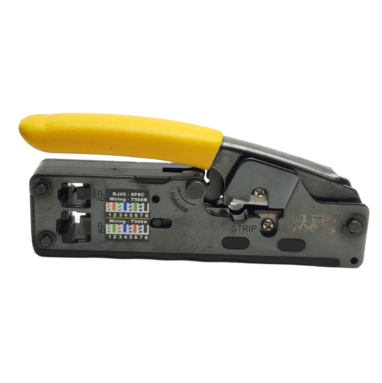 New Klein Tools VDV226-107 Ratcheting Data Cable Crimper / Stripper, RJ45 & RJ11/12