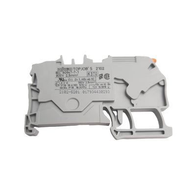 New Lot of 10 Wago 2102-5201 TopJob S Terminal Block, DIN Rail Mount, 2 Position