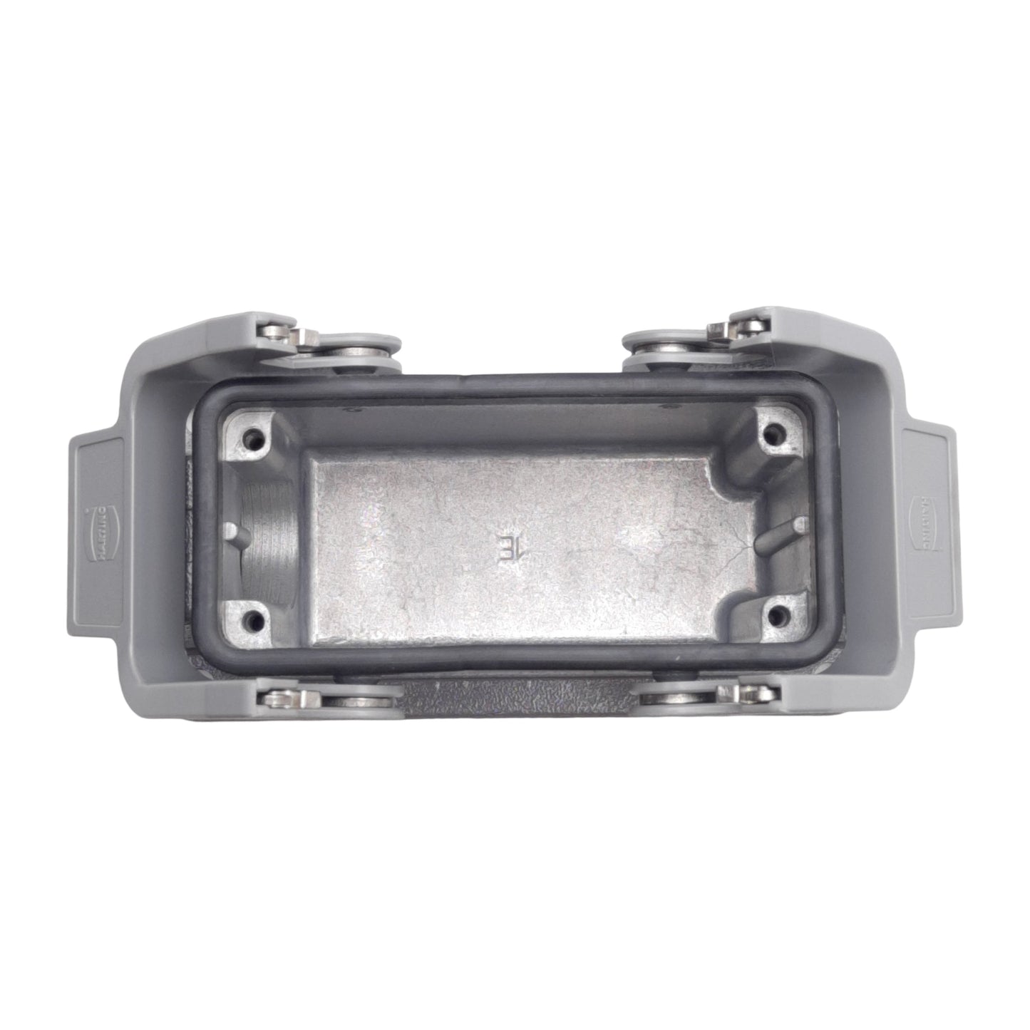 New Lot of 2 Harting 19300161231 HAN 16B-asg-1-QB-M25 Side Entry Aluminum Hood, M25