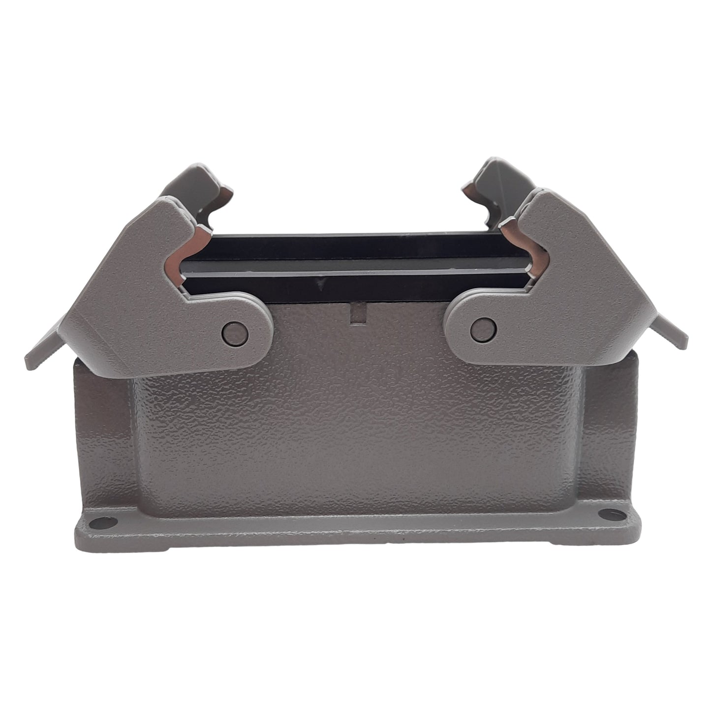 New Lot of 2 Harting 19300161231 HAN 16B-asg-1-QB-M25 Side Entry Aluminum Hood, M25