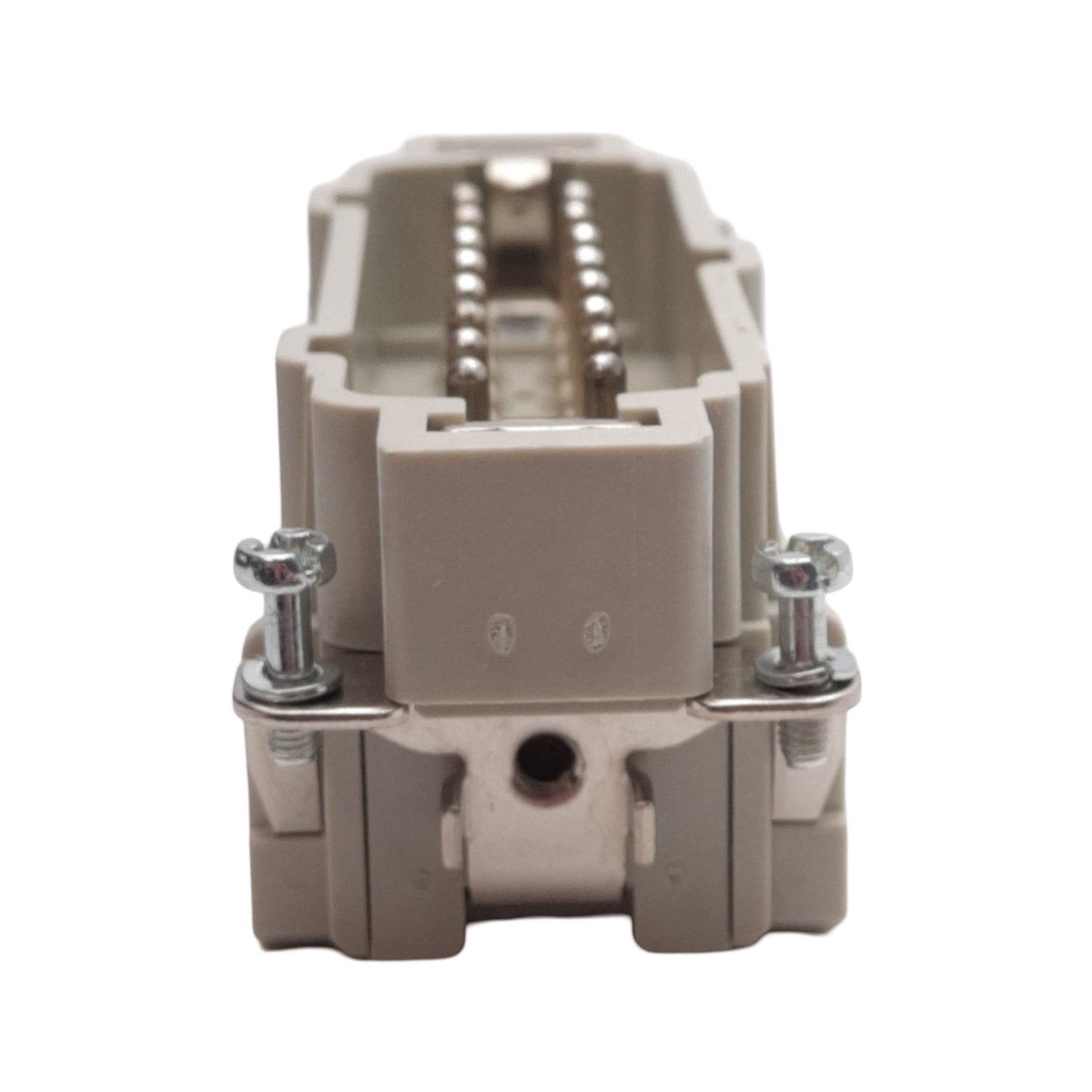 New Lot of 2 Harting 09330162616 Rectangular Plug Insert, 16+PE, Size 16B, 500V 16A