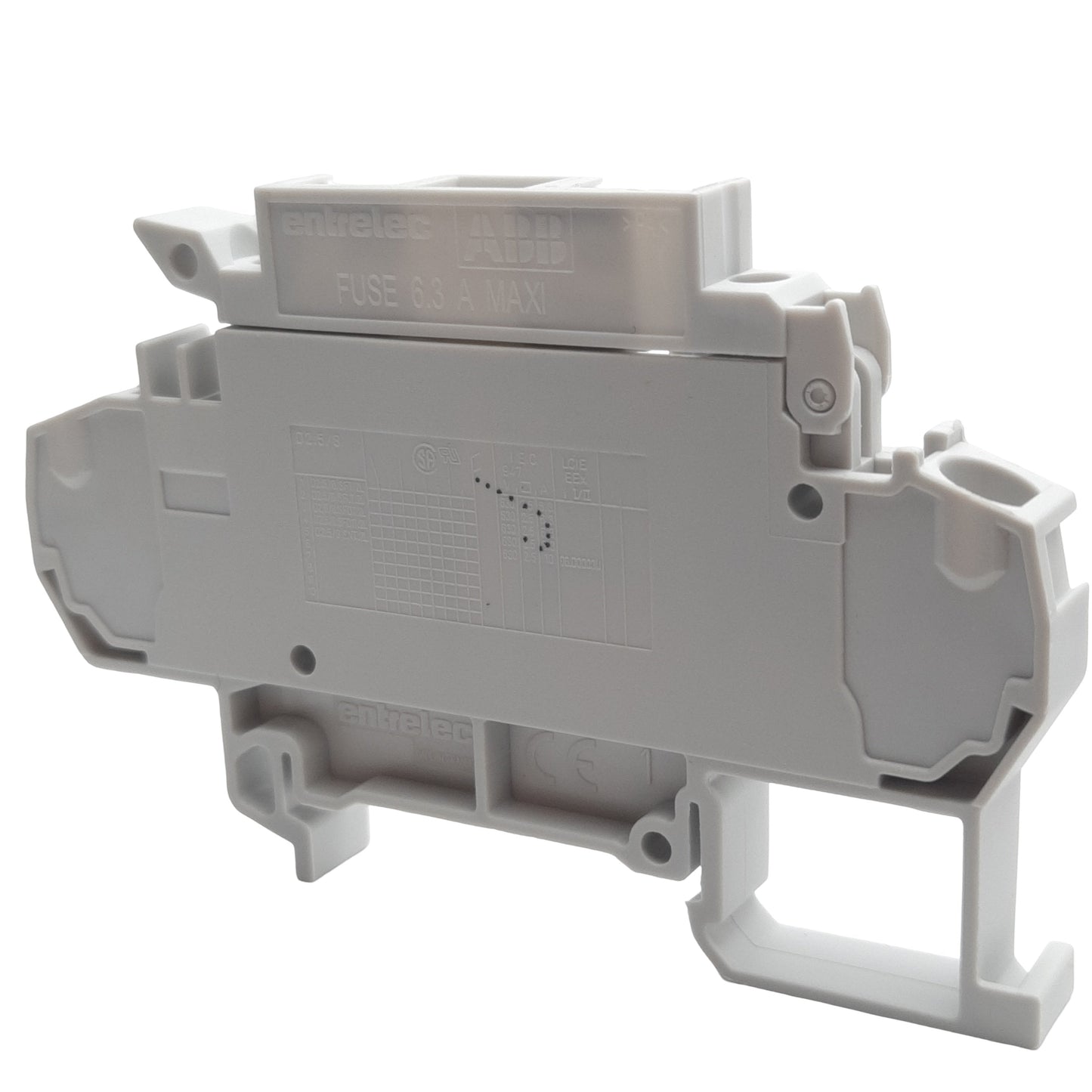 New Lot of 15 ENTRELEC 029009126 Fused Terminal Block, 630V 6.3A, 5x20/25mm