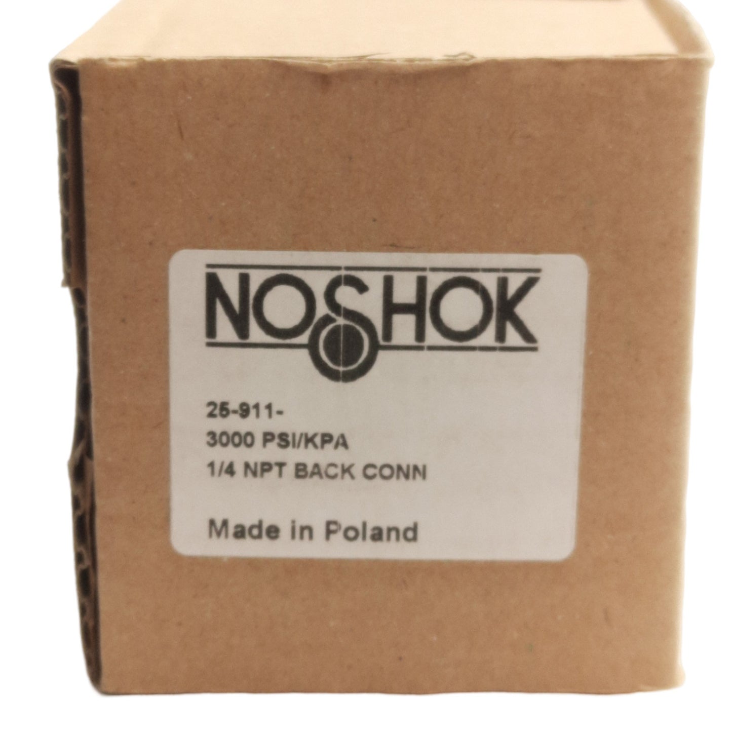 New Noshok 25-911-3000 PSI/kPa Pressure Gauge, Filled, 3000Psi/20000kPa, 1/4in NPT M