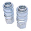 New – Open box Lot of 2 Dixon 1PDF2 Hydraulic Couplings, ø1/8in QD, 1/4-18 NPT, 6000PSI Max