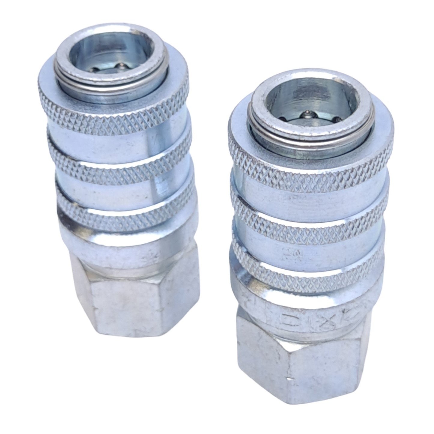 New – Open box Lot of 2 Dixon 1PDF2 Hydraulic Couplings, ø1/8in QD, 1/4-18 NPT, 6000PSI Max