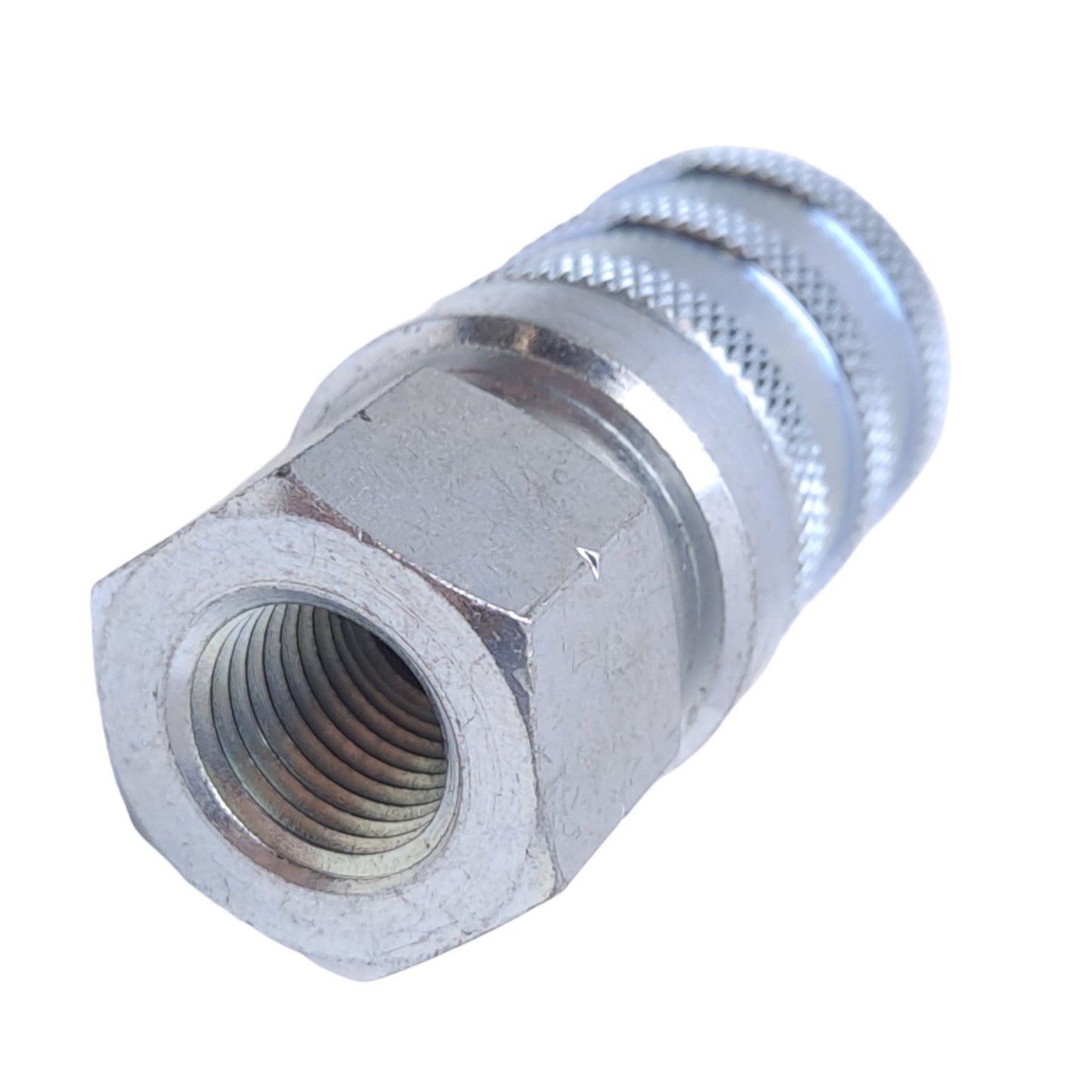 New – Open box Lot of 2 Dixon 1PDF2 Hydraulic Couplings, ø1/8in QD, 1/4-18 NPT, 6000PSI Max