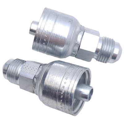 New – Open box Lot of 2 Danfoss 1AA6MS6 Straight Crimp Hose Fitting, 5/8-18, ø3/8in, -6 Hose