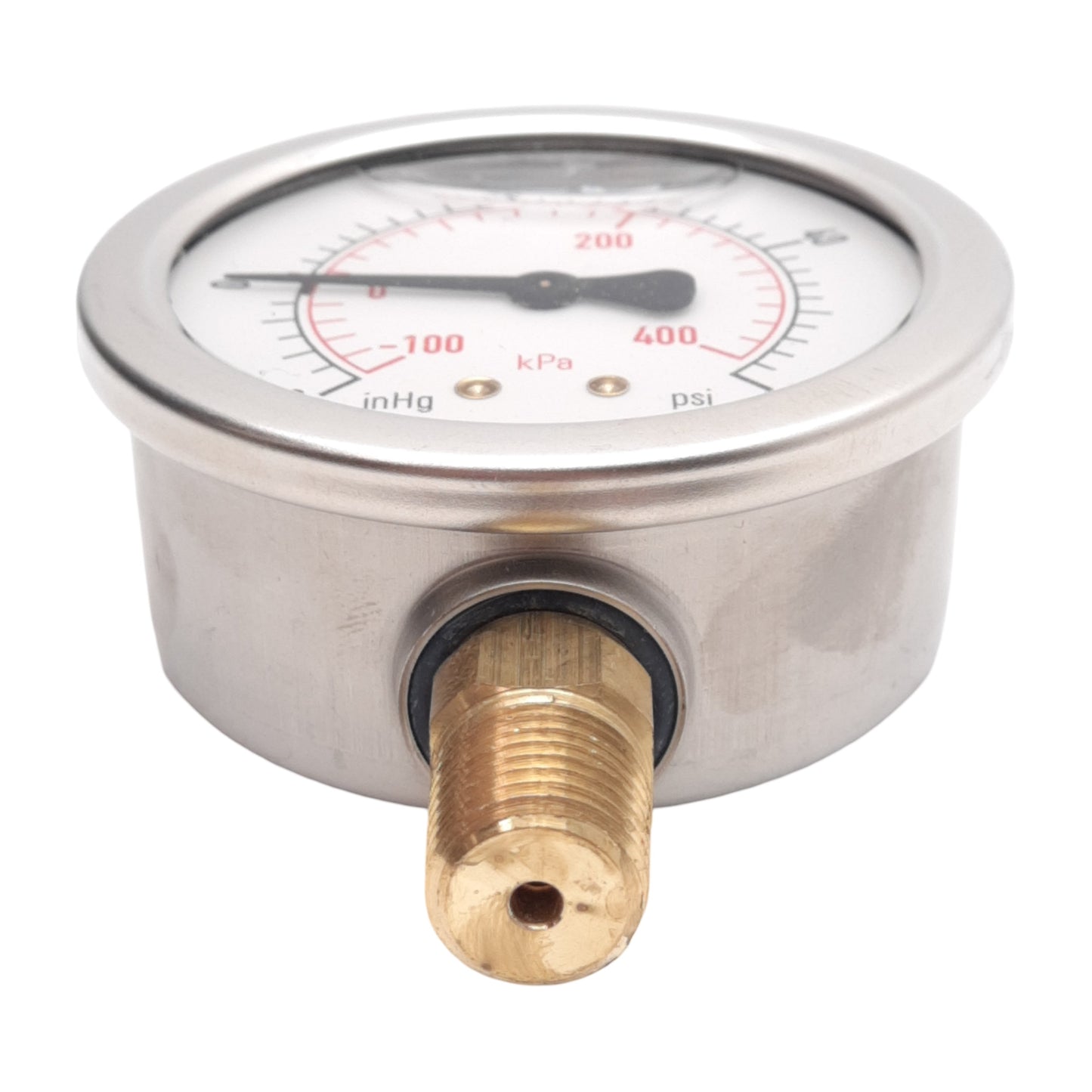 New NOSHOK 25-901-30/60-PSI/KPA Pressure Gauge, ø2-1/2in, -30inHg~60PSI, 1/4in NPT